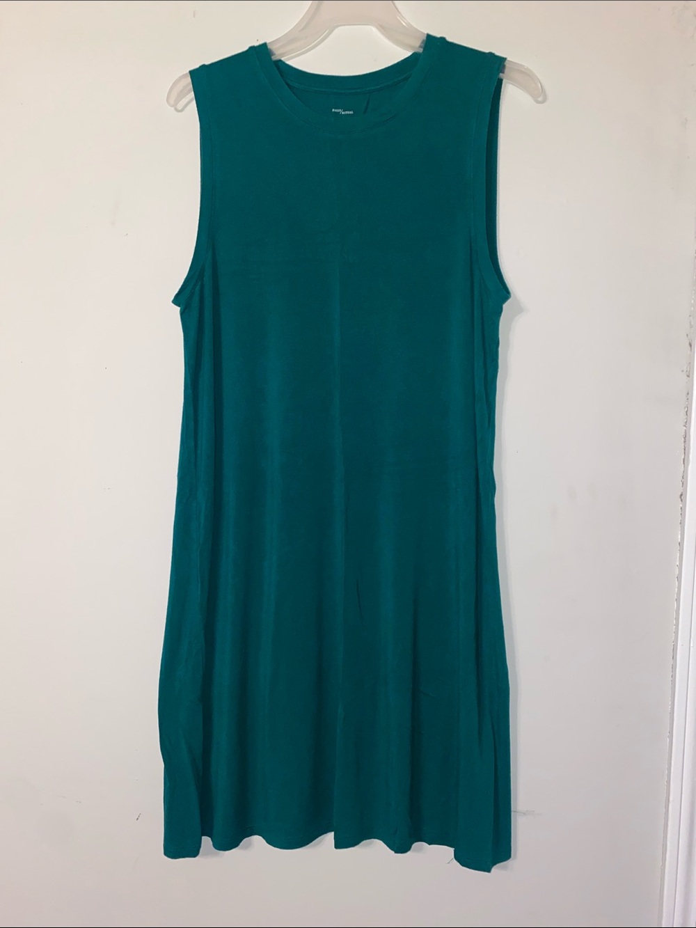 Daily Ritual Teal Sleeveless Swing Dress